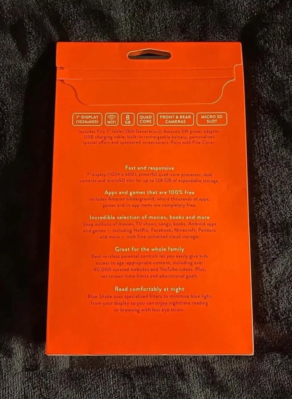 Amazon Fire 7 Tablet 5th Generation 8GB